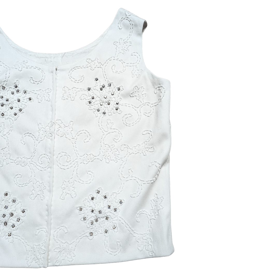 Thumbnail: 1960s Vintage Beaded Top | Vintage Rhinestone Top | Retro Evening Wear