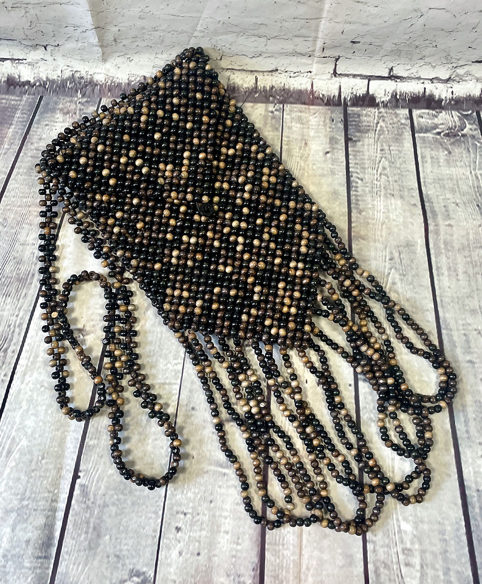 Retro Firetrap Bag | Retro Beaded Bag | Vintage Pouch Bag | Vintage Style