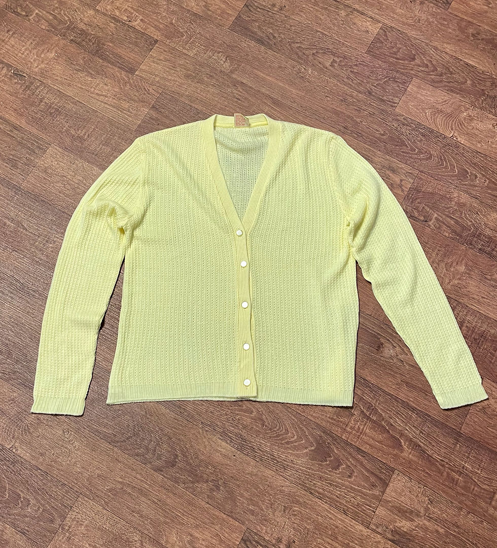 1960s Cardigan | Deadstock Vintage Cardigan | 1960s Clothing | Vintage Fashion