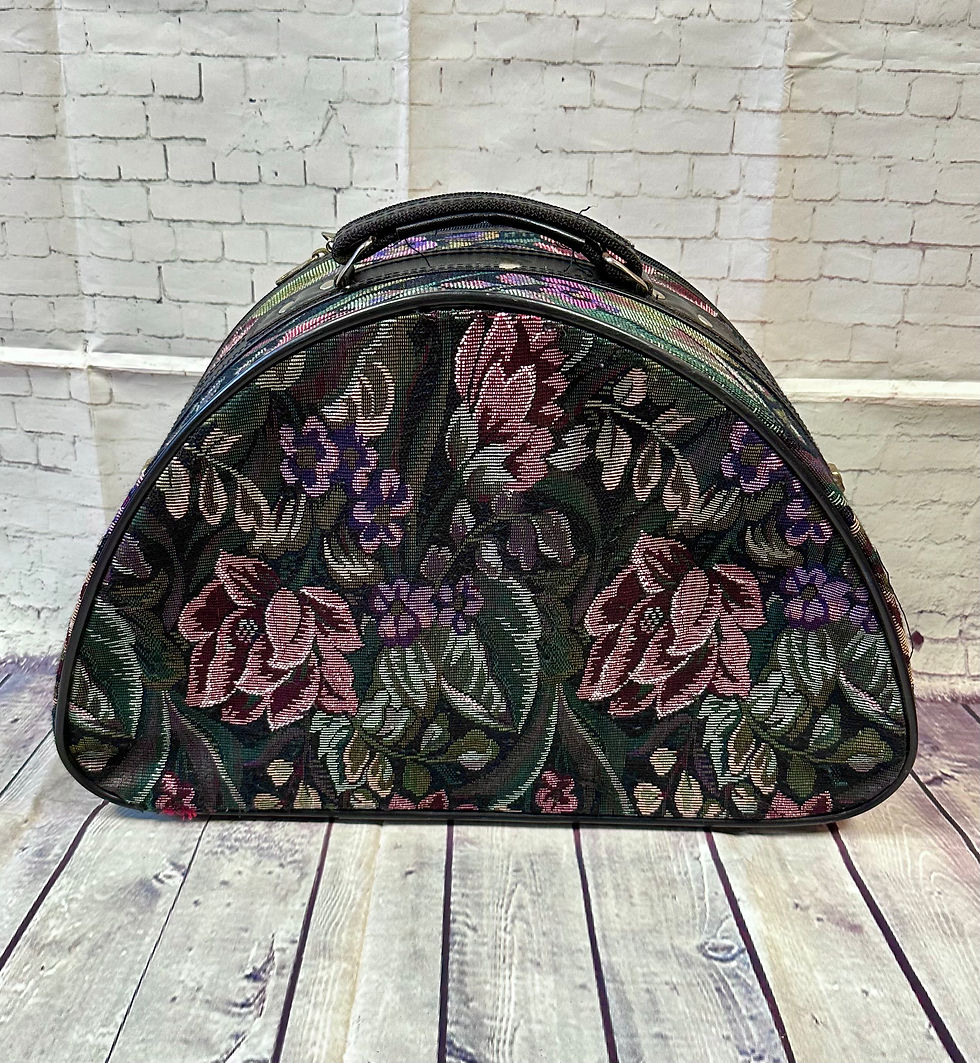 Thumbnail: Vintage Tapestry Bag | Vintage Overnight Bag | Unique Vintage | 1990s Style
