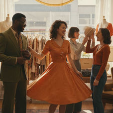 retro dress up