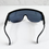 Thumbnail: Vintage Large Black Shield Sunglasses view 4