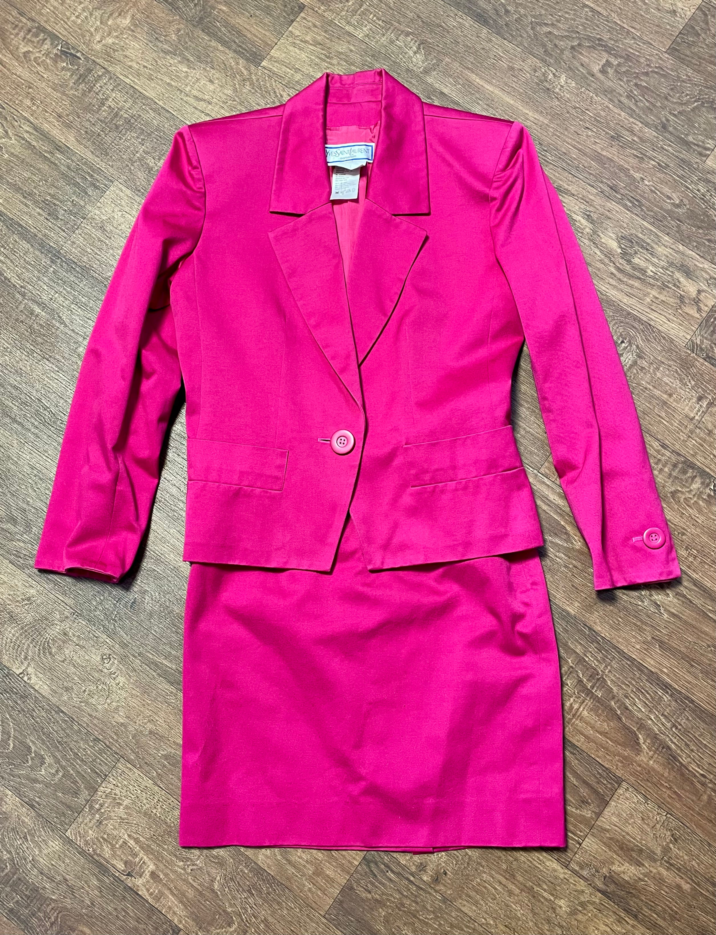 Vintage Skirt Suit | YSL Skirt Suit | Vintage Clothing | 1980s Fashion