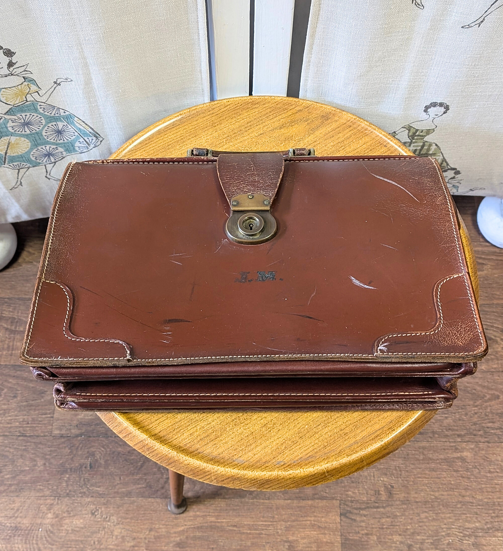 Thumbnail: Vintage Leather Doctors Bag | 1960s Gladstone Bag | Unique Gifts | Vintage Shop
