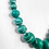 Thumbnail: 1980s Vintage Jade Green Bead Necklace
