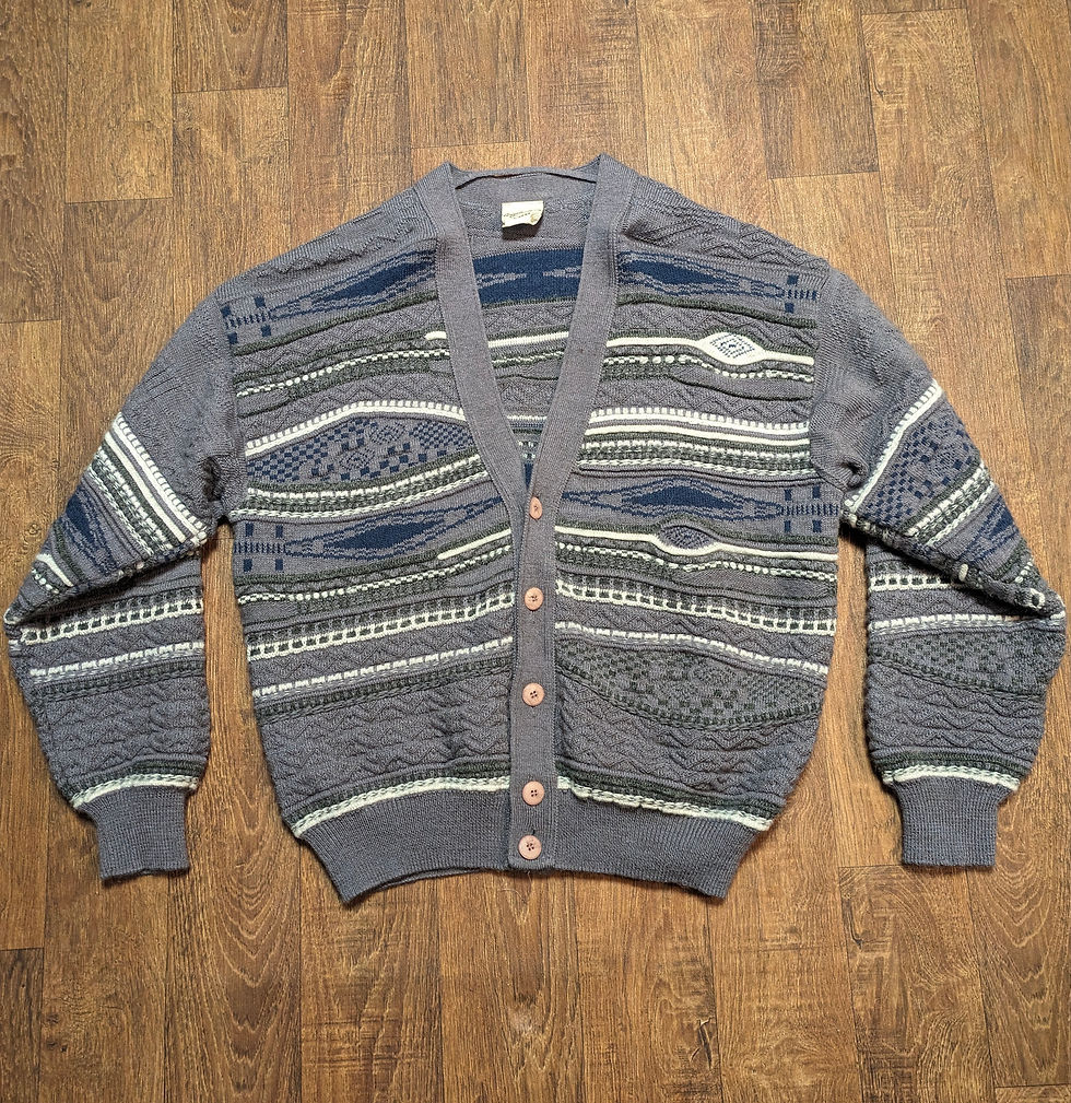 Mens Cardigan | Vintage Cardigan | Vintage Clothing | Vintage Menswear