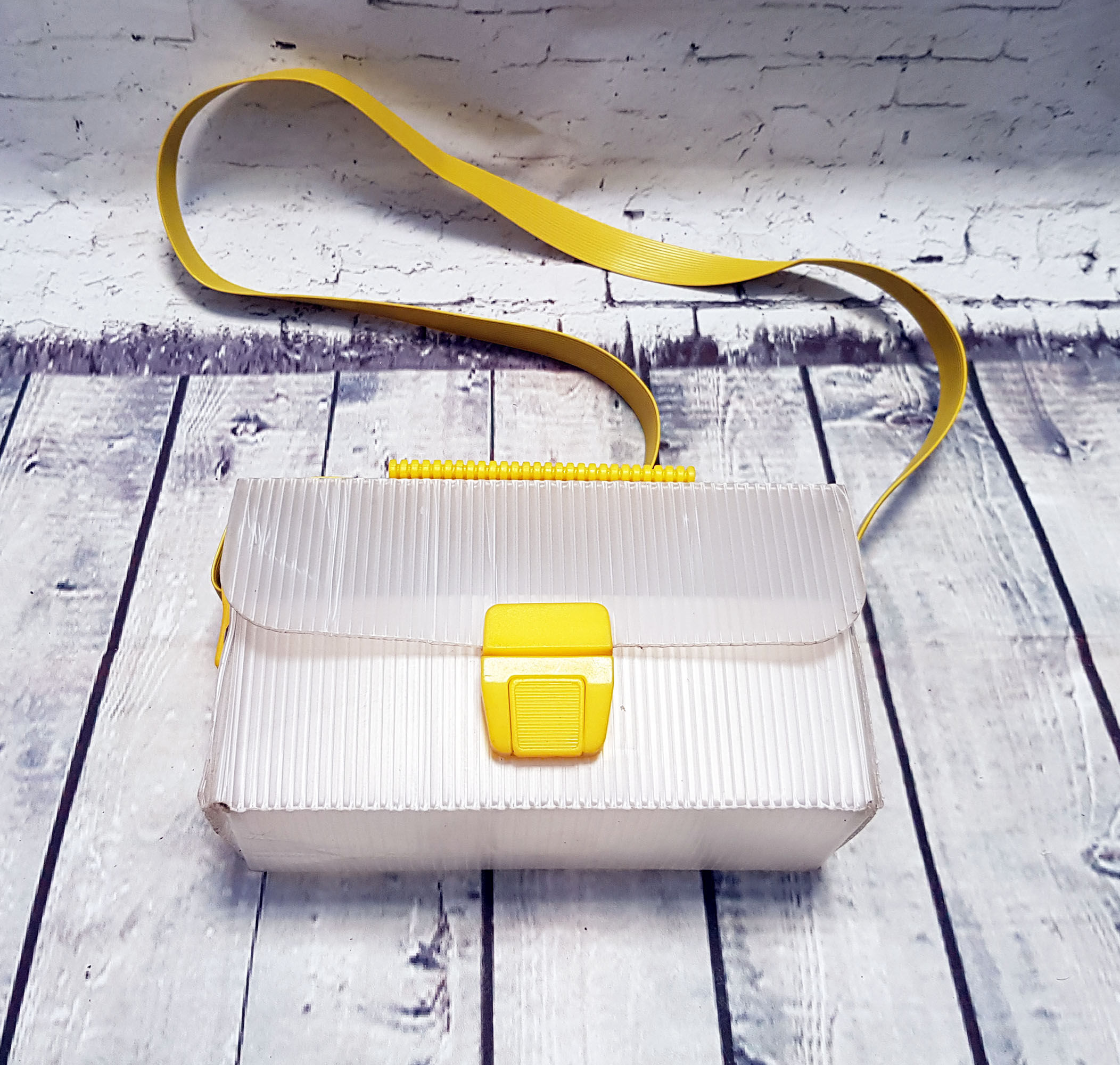 Retro Box Bag | Vintage Shoulder Bag | Mid Century Bag | Eco Friendly