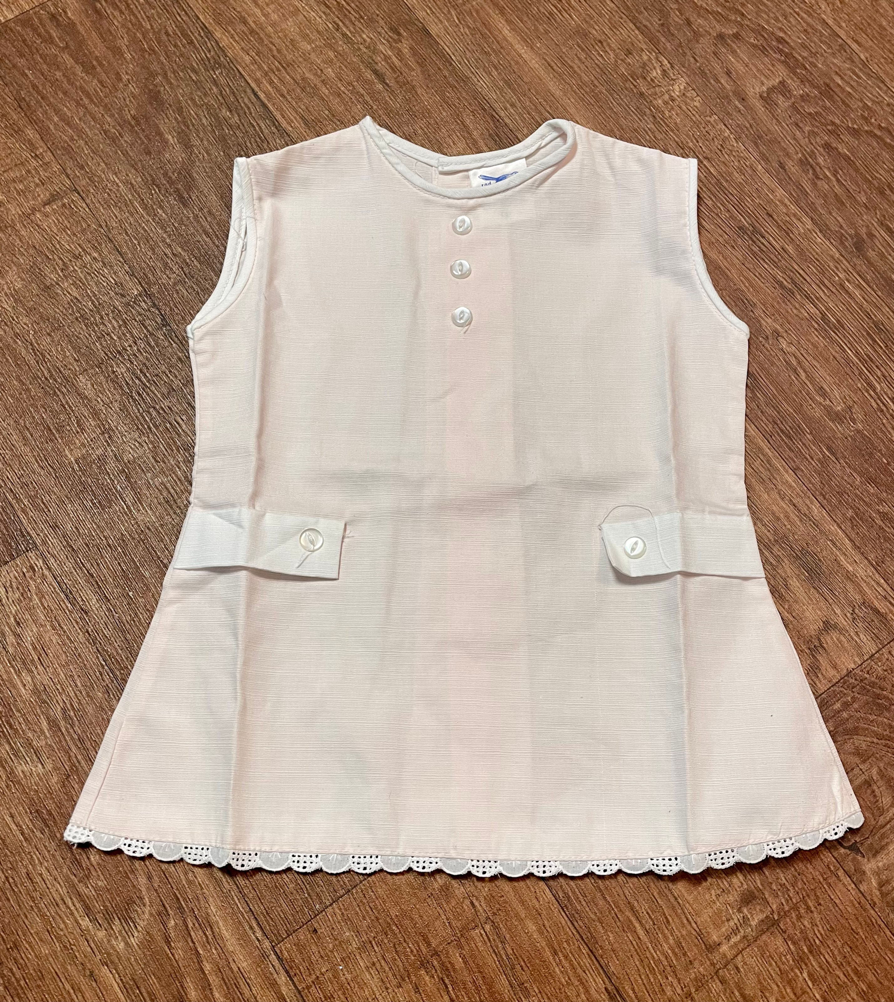 Deadstock Vintage Top | Kids Vintage Tunic Top | Childrens Vintage Clothing