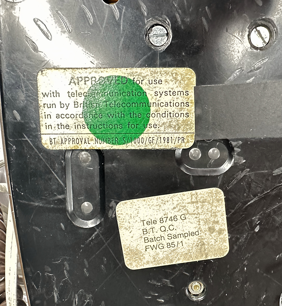 Thumbnail: Vintage Rotary Dial Telephone | 1960s Telephone | Cream Telephone | Vintage Homeware