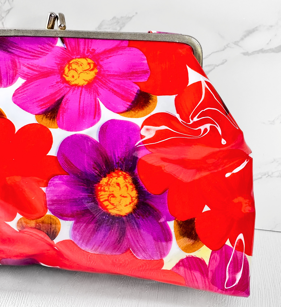 Thumbnail: Vintage Flower Power Bag | 1960s Statement Bag | Fashion History | 1960s Style