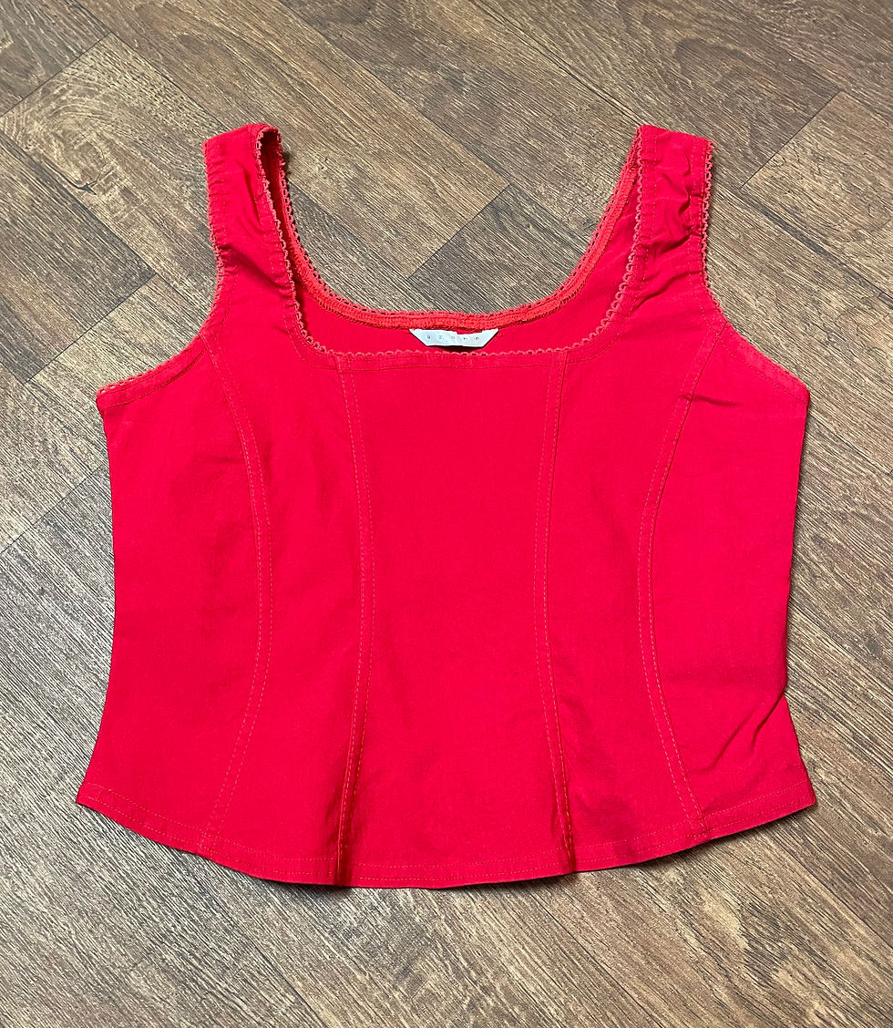 Vintage Top | Retro Corset Top | Vintage Clothing | Unique Style