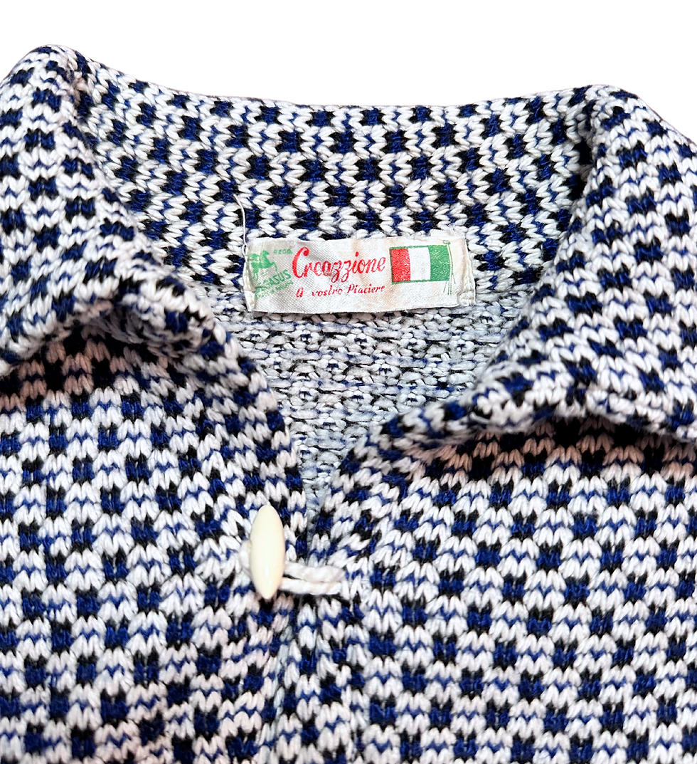 Thumbnail: Vintage Knit Top | Italian Knit Top | Retro Clothing | 1970s Fashion