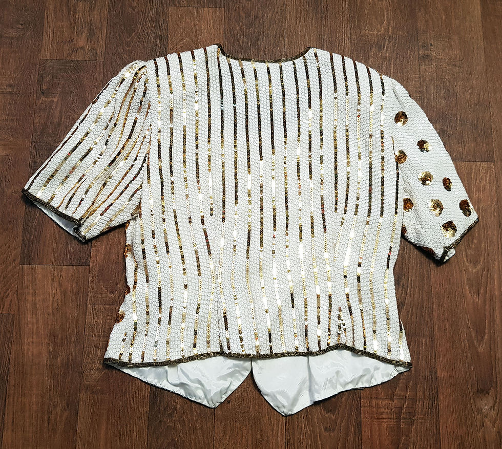 Thumbnail: Vintage Sequin Top | 1980s Sequin Tops | Vintage Clothing | Retro Shop