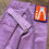 Thumbnail: 1970s Deadstock Vintage Purple Cord Flare Jeans | Vintage Cord Flares | Vintage Clothing