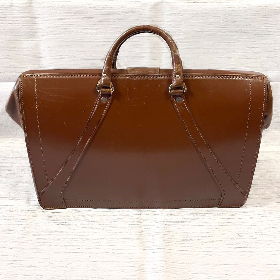 Thumbnail: Vintage Leather Doctors Bag | 1960s Gladstone Bag | Unique Gifts | Vintage Shop