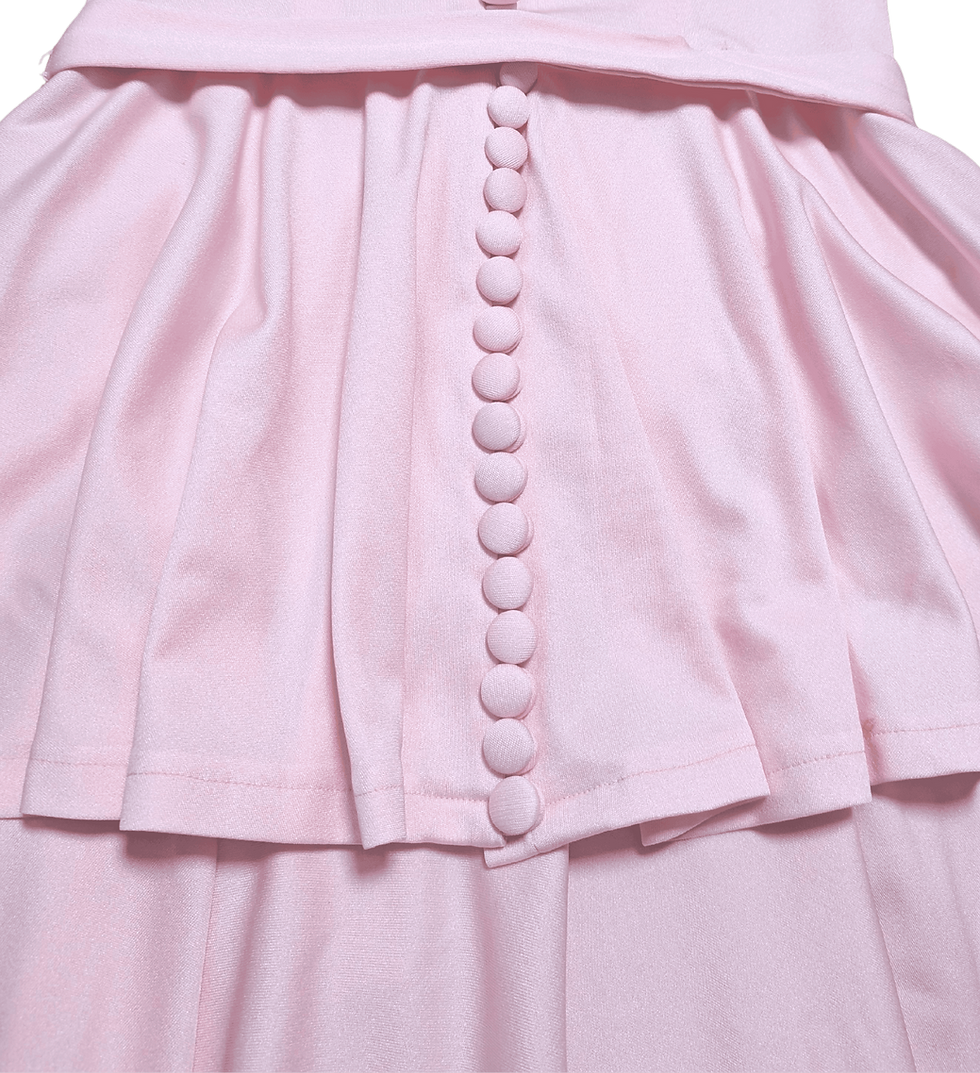 Thumbnail: Vintage Jean Varon Dress | 1970s Pink Maxi Dress | Unique Vintage | Vintage Fashion