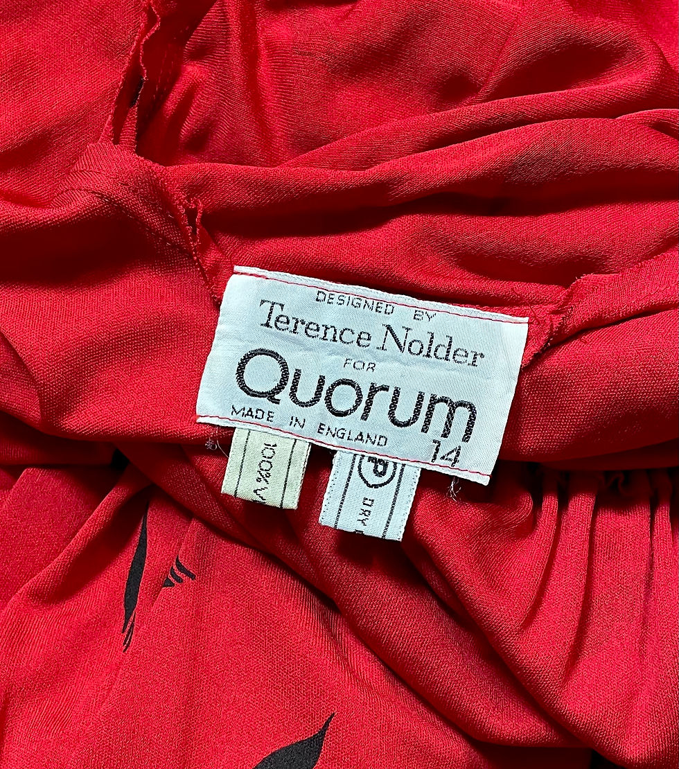 Thumbnail: 1970s Terence Nolder Dress | Vintage Dress | Unique Fashion | Secondhand Dress