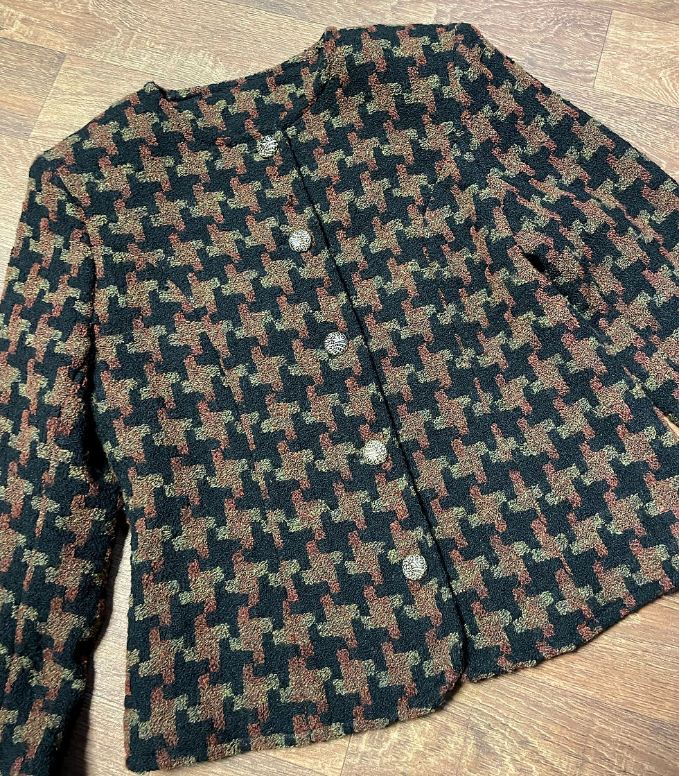 1980s Jacket | Vintage Wool Jacket | Retro Clothing | Vintage Fashion