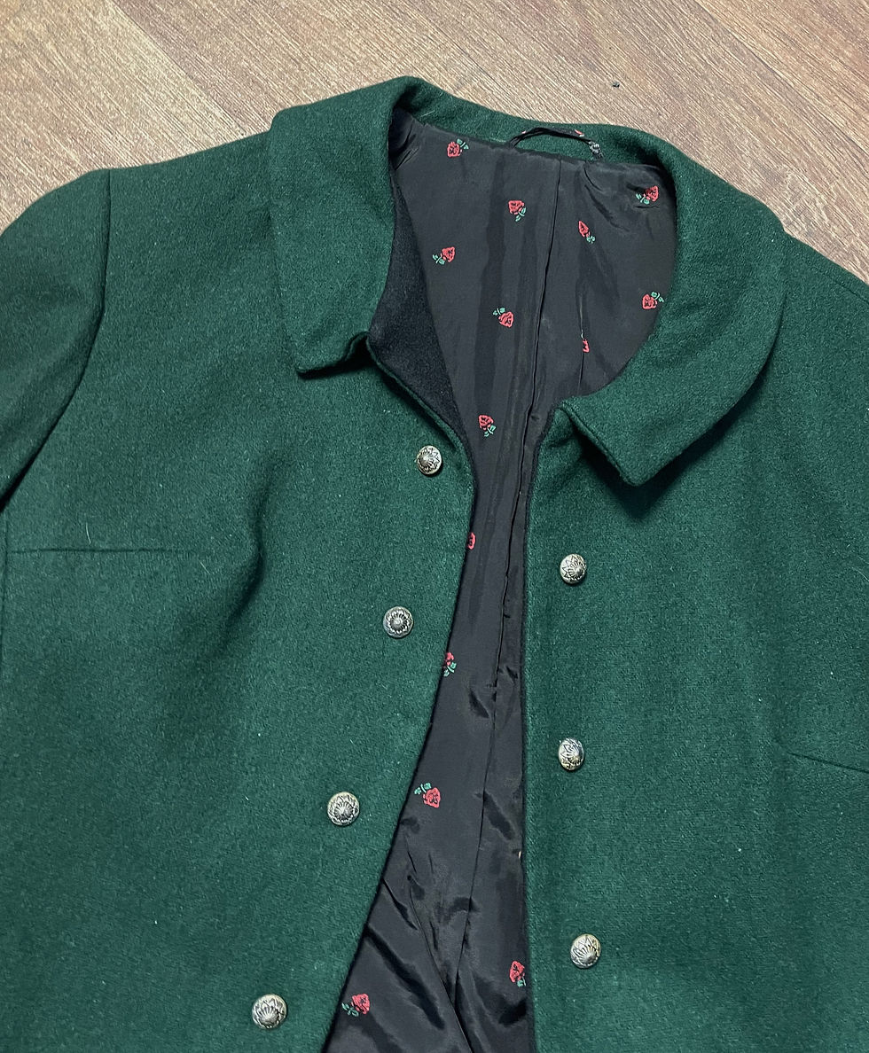 Thumbnail: 1960s Skirt Suit | Green Skirt Suit | Unique Clothing | Vintage Fashion