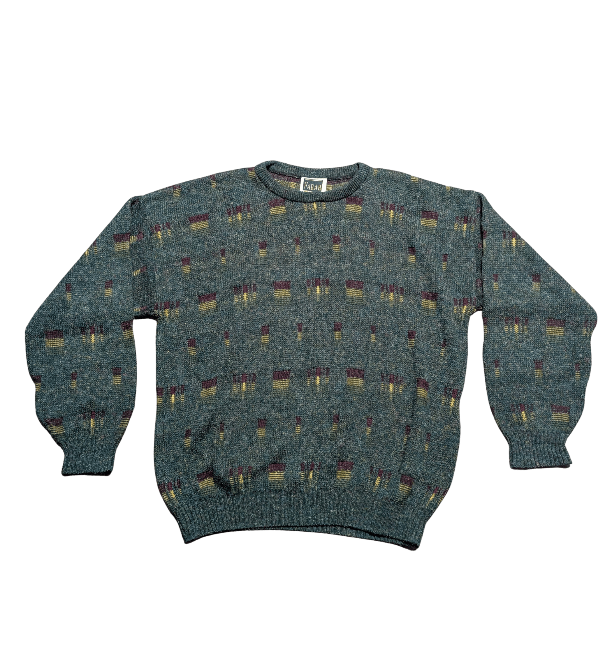 Vintage Farah Jumper | Retro Knitwear | Vintage Clothing | 1980s Fashion