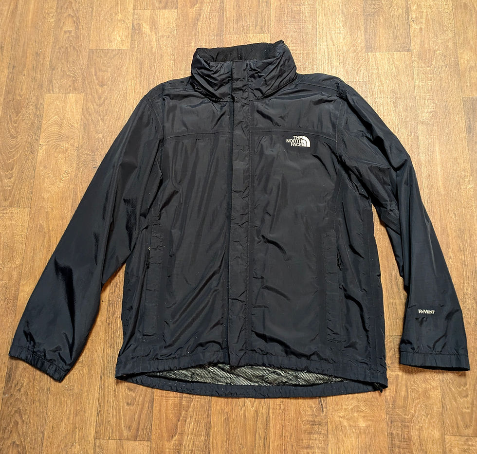 Retro The North Face Black Windbreaker Jacket | Mens Jacket | Vintage Clothing