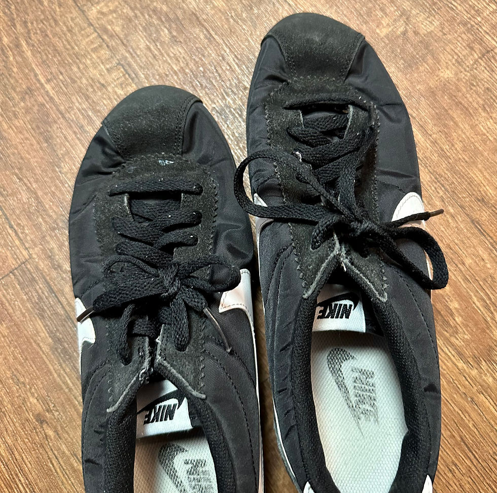 Thumbnail: Black Nike Trainers | Retro Nike Running Shoes | Vintage Trainers | Retro Style