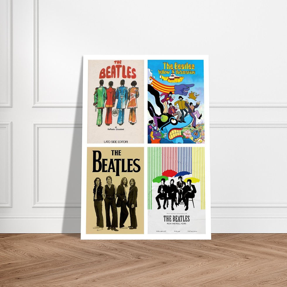Thumbnail: The Beatles Iconic Collection – Premium Retro Poster Print