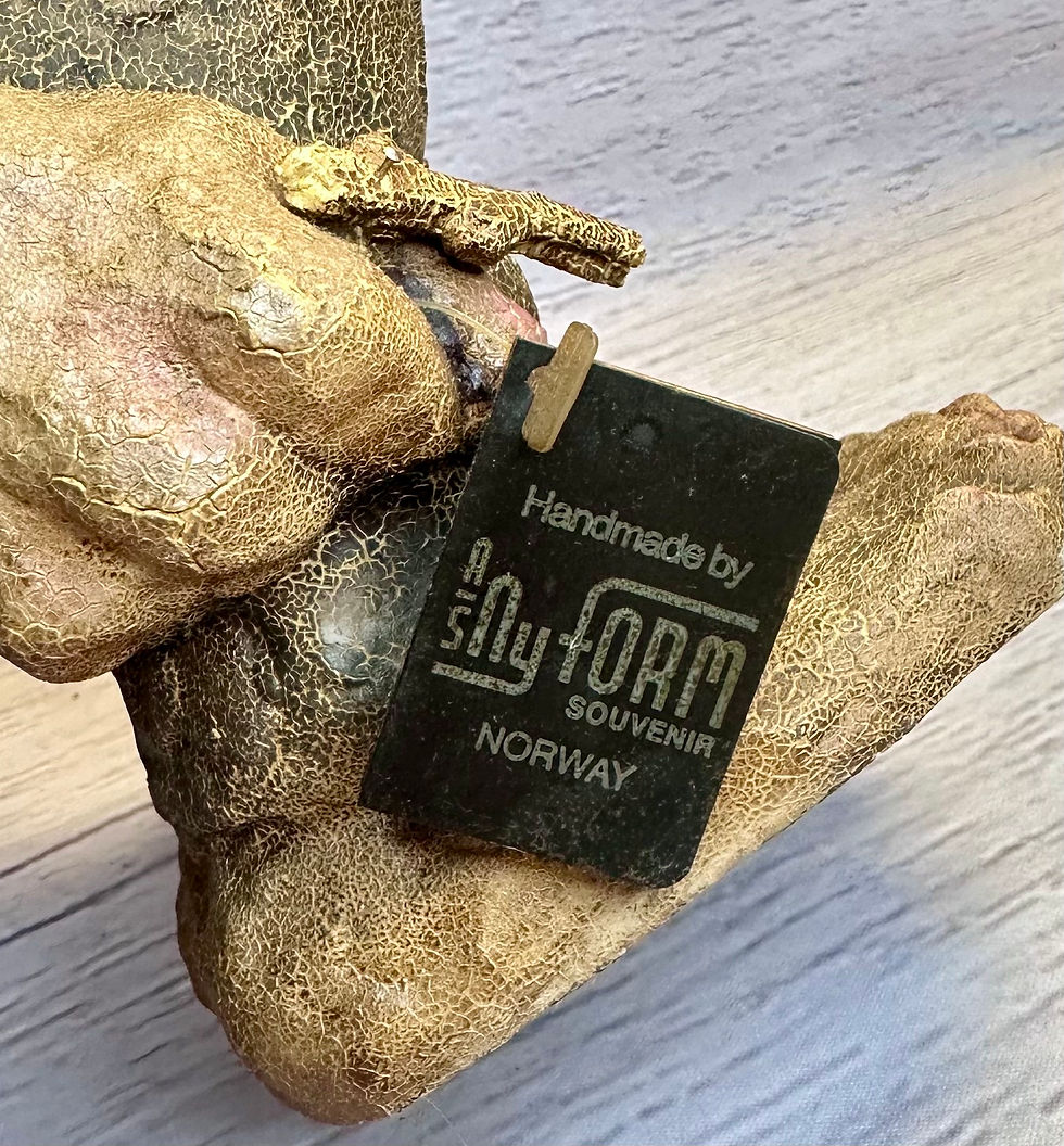 Thumbnail: Rare Vintage NyForm Norwegian Oil Sheik Troll Tagged No 138 | Vintage Troll | Unique Gift