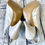 Thumbnail: 1970s Shoes | Vintage Leather Shoes | Cream Heels | 1970s Style