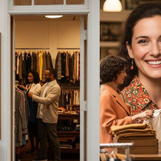 vintage clothing shopping