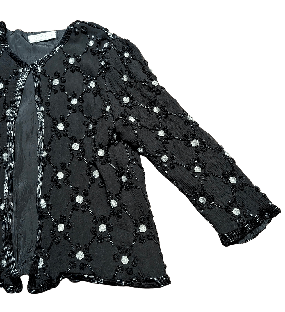 Thumbnail: Vintage Sequin Evening Jacket | 80s Sequin Jacket | Fashion History