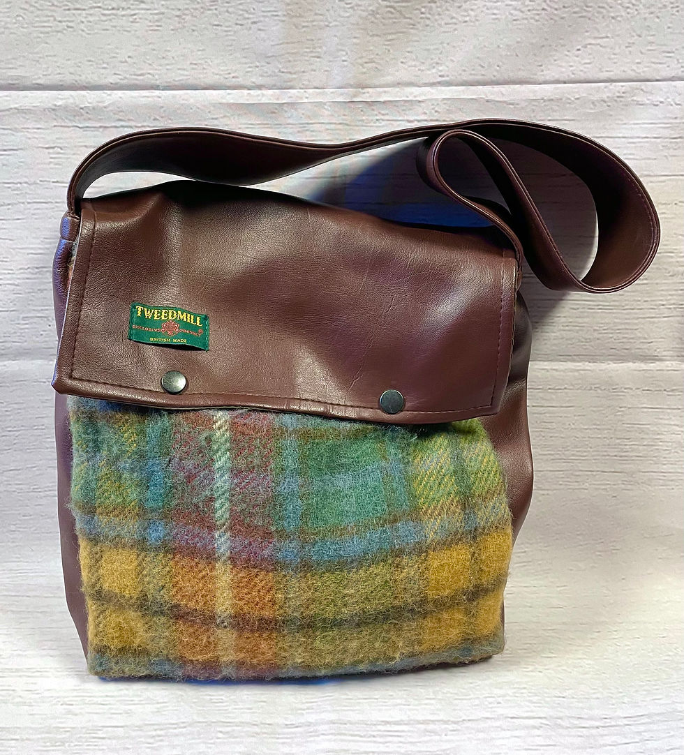 Vintage Shoulder Bag | 1970s Tweed Bag | Vintage Style | 1970s Accessories
