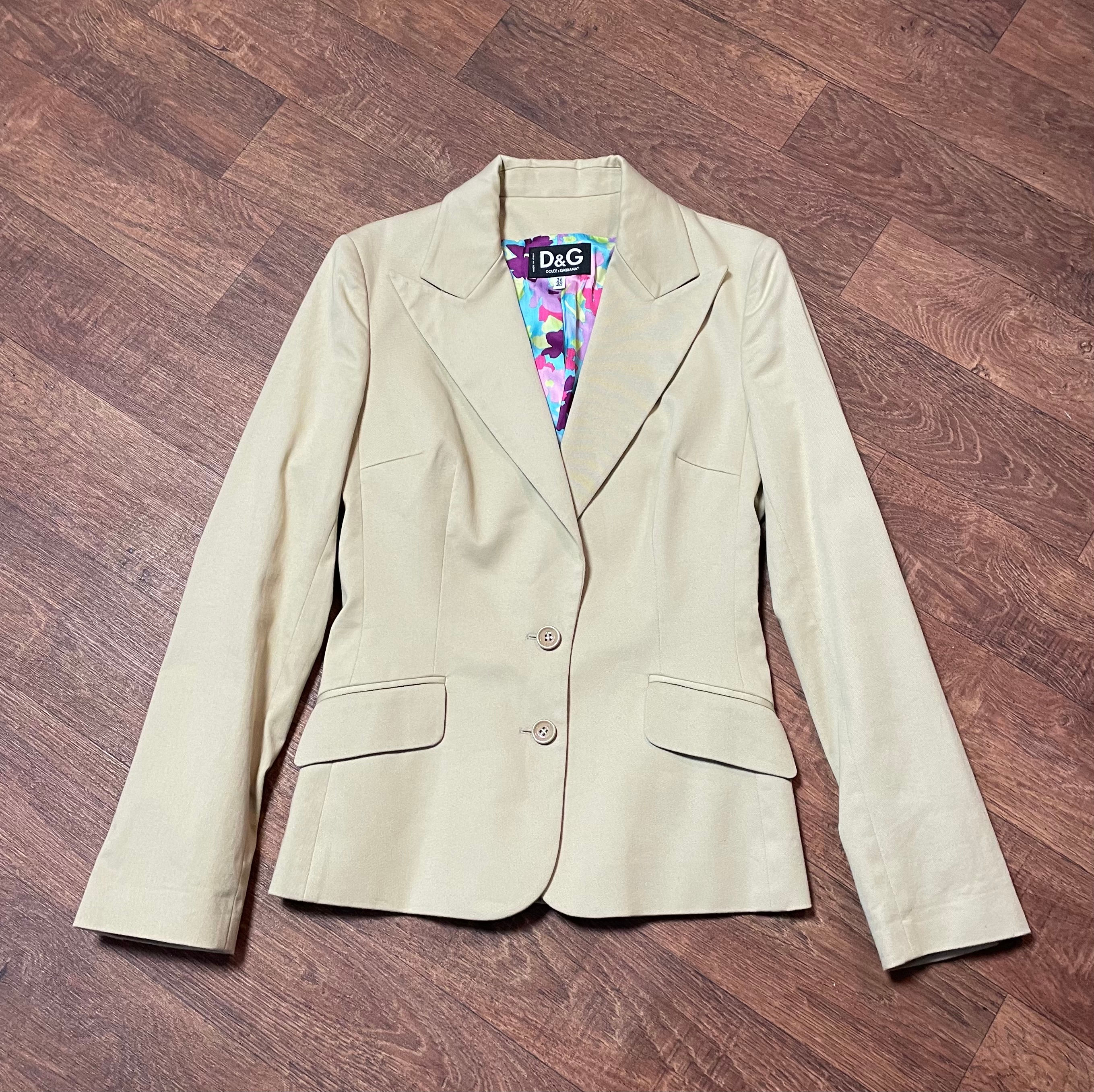 Designer Vintage Blazer | D&G Blazer | Vintage Clothing | Vintage Style