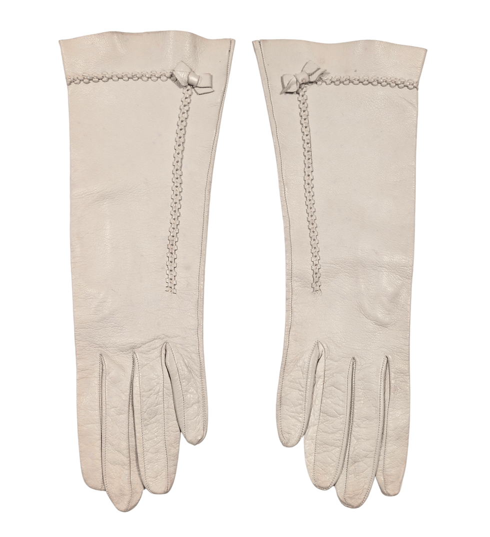 Vintage Gloves | Nappa Leather Gloves | Unique Vintage | 1960s Fashion