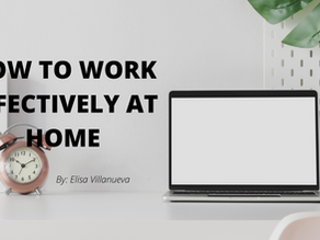 How To Work Effectively At Home