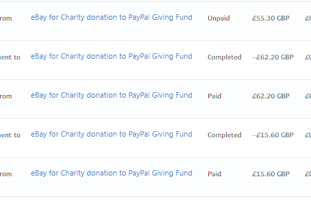 Some charity receipts to R.S.P.C.A