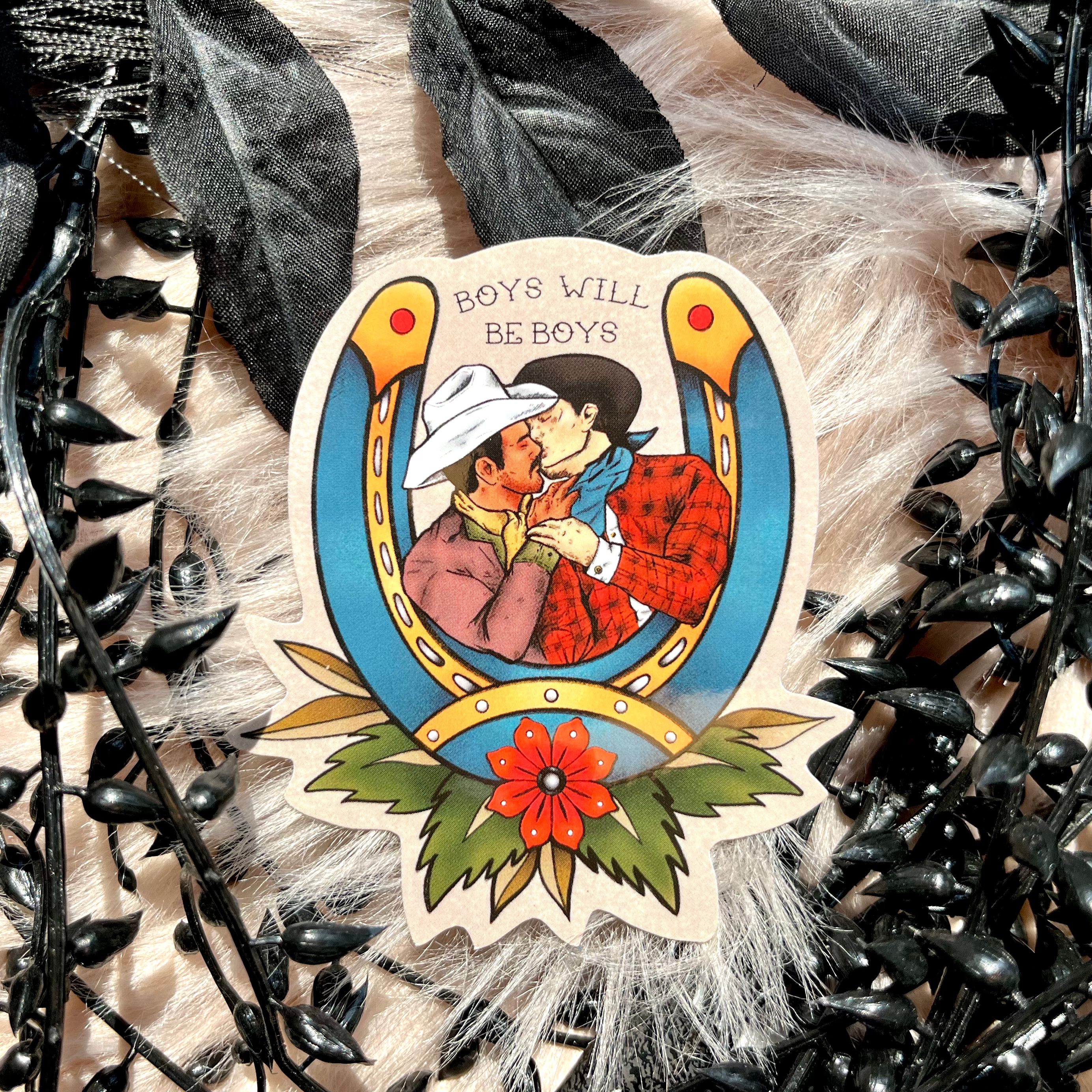 (Cow)Boys Will Be Boys Sticker