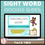 Thumbnail: Sight Word Activities for Google Slides Pack Two Interactive Distance Learning