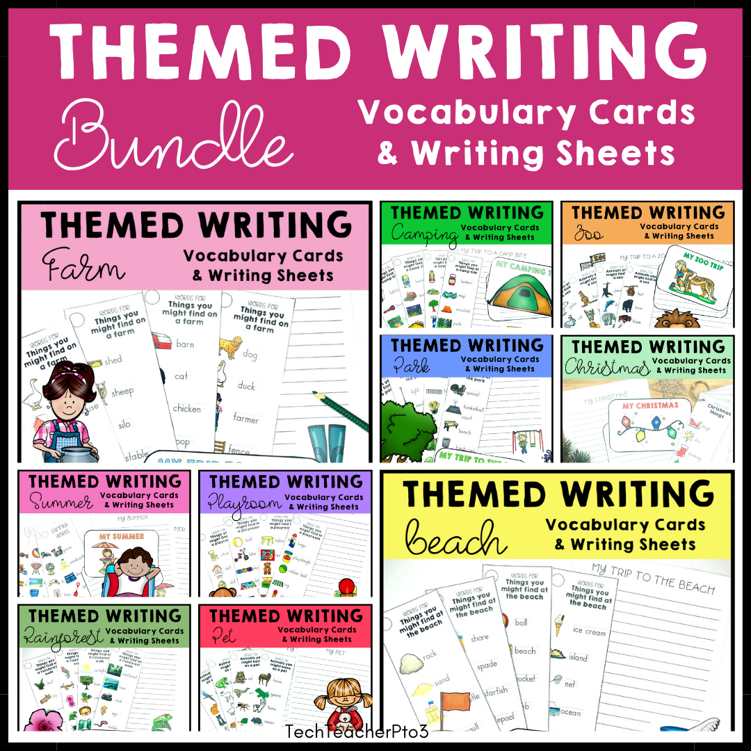 30% OFF Themed Writing Activities Bundle