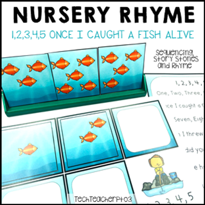 12345 Once I Caught A Fish Alive Nursery Rhyme Activities Tech 12345 Once I Caught A Fish Alive Nursery Rhyme Activities Tech