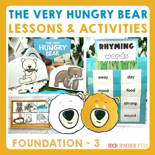 The Very Hungry Bear | Lessons Activities Story Retell