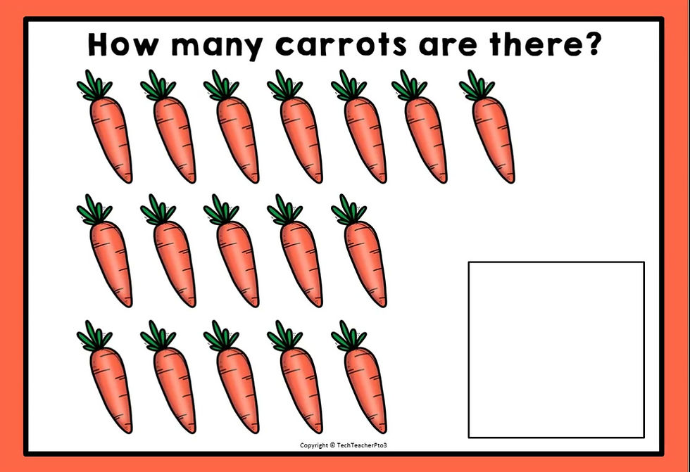 Thumbnail: Kindergarten Math Center Activities for Teen Numbers PowerPoints
