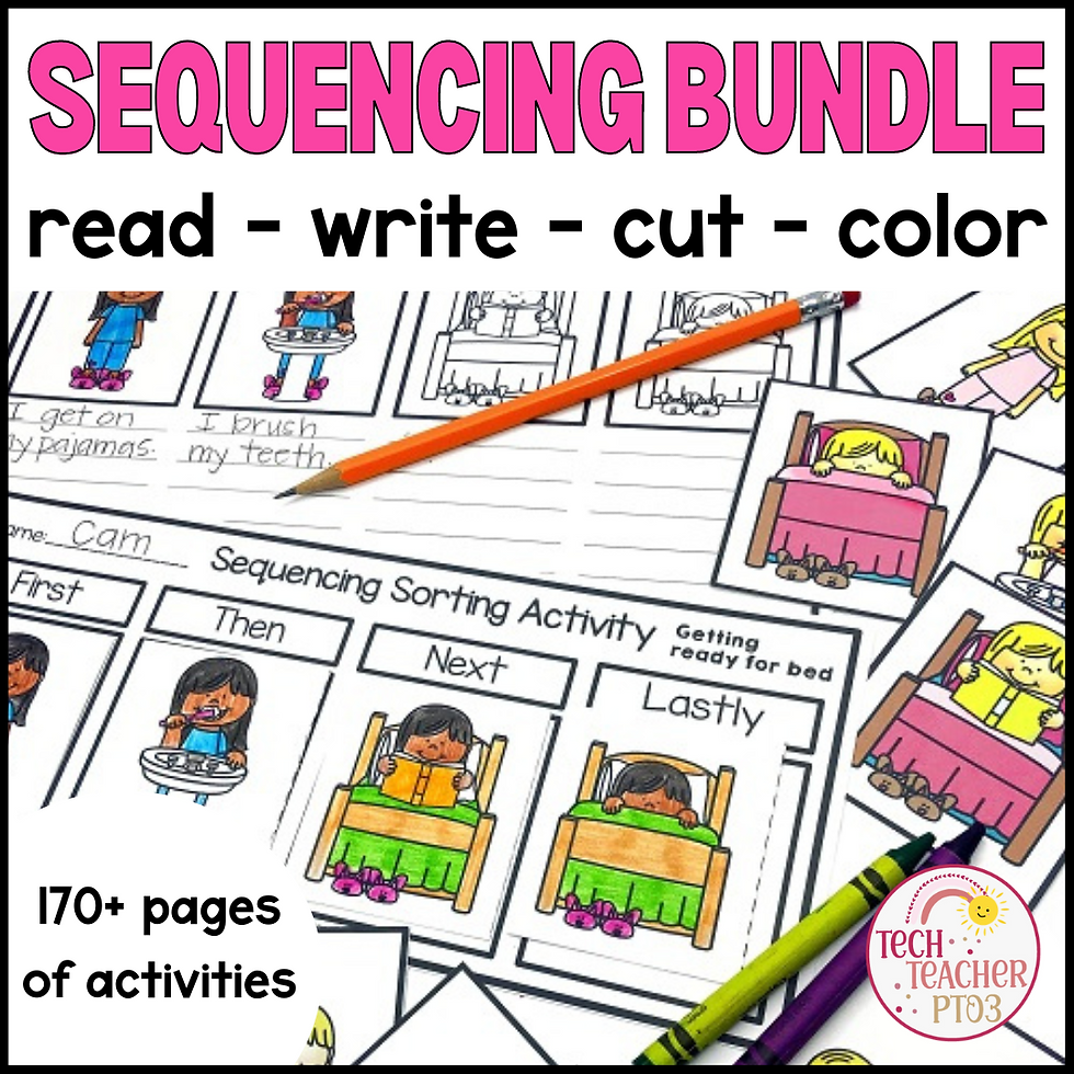 Sequencing Events in Kindergarten Literacy Centers