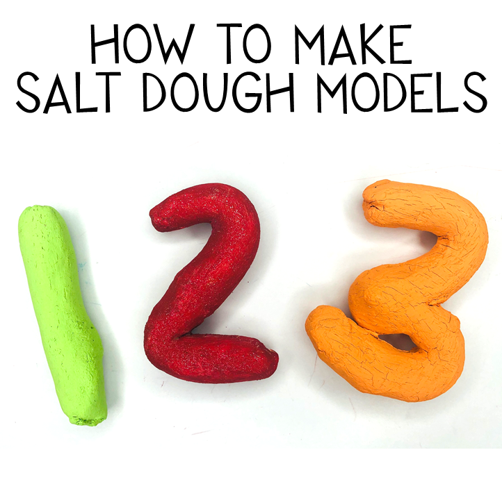 How to make salt dough models