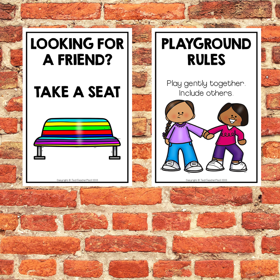 Thumbnail: Playground Rules - Classroom School Expectations of Behaviour