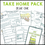Thumbnail: Take Home Pack Year One Homework No Prep