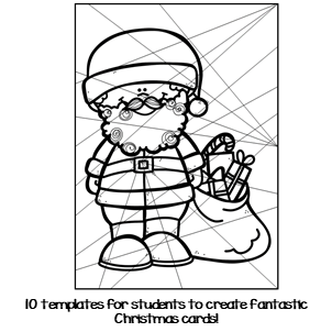 Thumbnail: Christmas Art Warm and Cool Colors Lesson Printable Teaching Activities