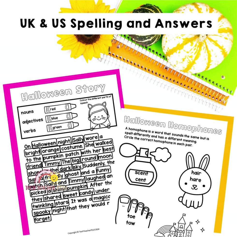Thumbnail: Halloween Literacy Activities Bundle for First Grade and Second Grade Lesson Ideas