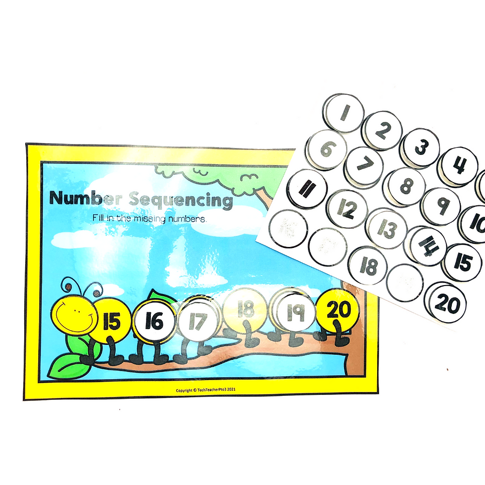 Thumbnail: Kindergarten math activities for centers