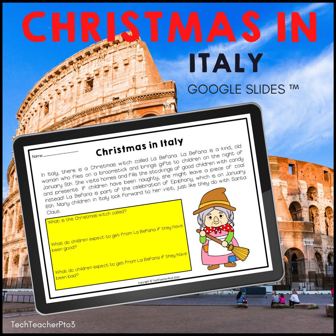 Christmas in Italy Google Slides ™ Holidays Around the World